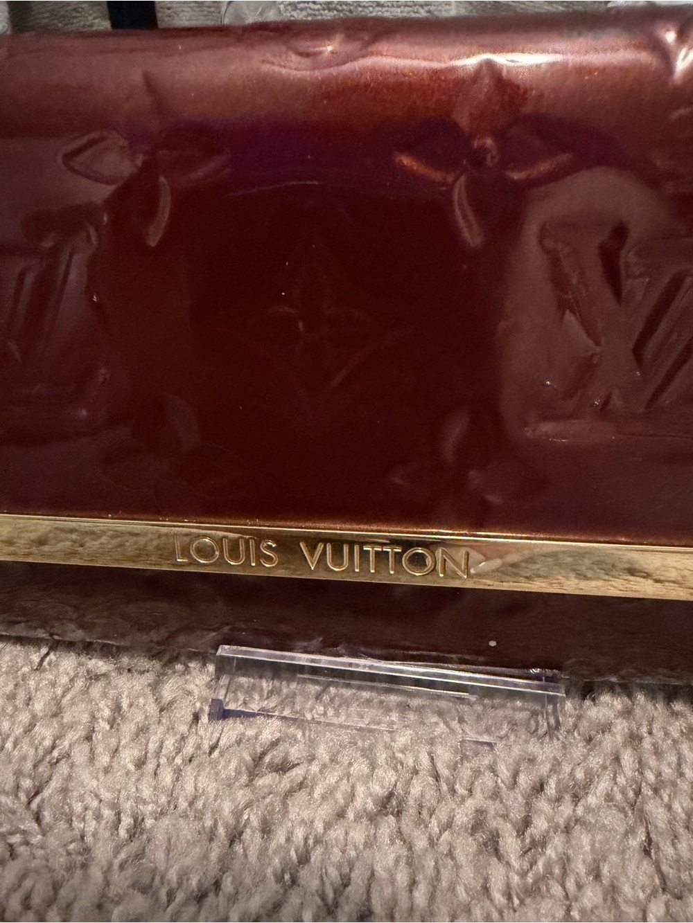 Louis Vuitton Rossmore Amarante Vernis Monogram Wallet - Picture 4 of 10